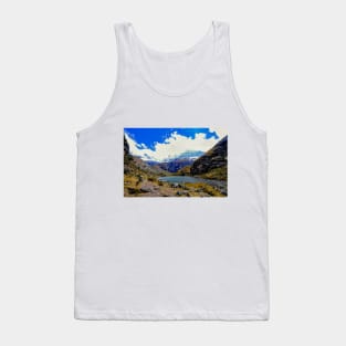 The trail to Laguna 69 Tank Top